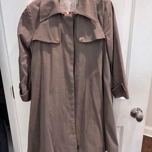 Rachel Roy suede cape like coat very flattering. Gently worn